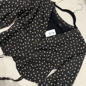 Lucca Couture Button Down Top